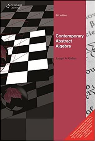 Book cover number 1 for Contemporary Abstract Algebra written by Joseph A. Gallian published by Cengage Learning India Private Limited