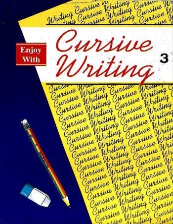 Book cover number 1 for Enjoy With Cursive Writing 3 written by Archita Dhar published by Shail Prakashan