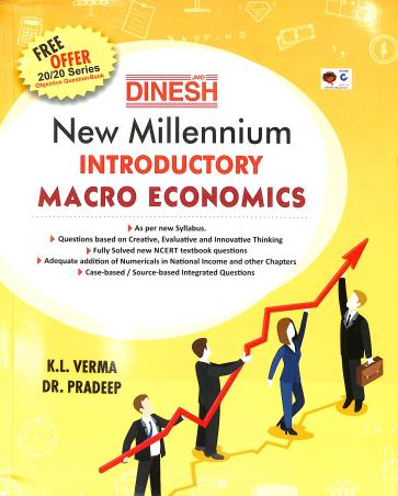 Book cover number 1 for Dinesh New Millennium Indian Economic Development Class 12 (2021) written by Pradeep, K. L. Verma published by S. Dinesh Sales Corp.