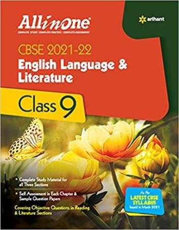 Book cover number 1 for All In One English Language & Literature Class 9 CBSE (2021-22) written by Amit Tanwar, Dolly Jain published by Arihant Prakashan