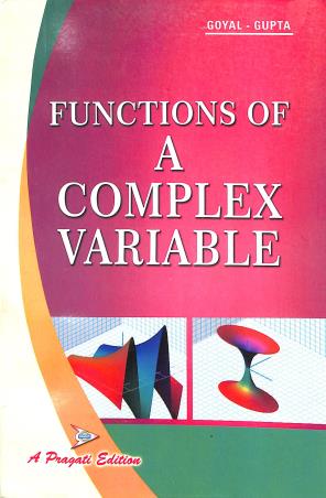 Book cover number 1 for Functions Of A Complex Variable written by J. K. Goyal, K. P. Gupta published by Pragati Prakashan