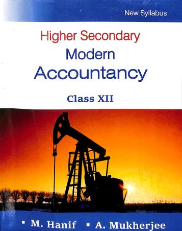 Book cover number 1 for Higher Secondary Modern Accountancy Class 12 written by Mohammed Hanif, Amitabha Mukherjee published by Sreedhar Publishers