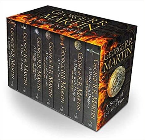 Book cover number 1 for A Song Of Ice And Fire - A Game Of Thrones : The Complete Boxset Of 7 Books written by George R. R. Martin published by Harper Collins Publishers