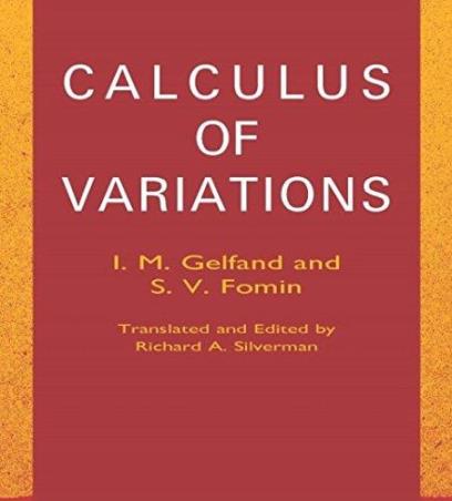 Book cover number 1 for Calculus Of Variations written by S. V. Fomin, I. M. Gelfand published by Dover Publications