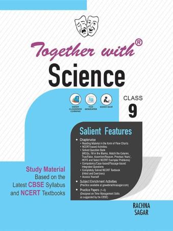 Book cover number 1 for Together With Science CBSE : Class 9 (2022) written by Neha Jindal, R. P. Manchanda, Archita Baruah published by Rachna Sagar Pvt. Ltd.