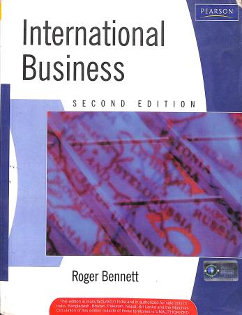 Book cover number 1 for International Business written by Roger Bennett published by Pearson Education