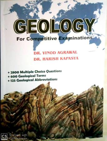 Book cover number 1 for Geology For Competitive Examinations written by Vinod Agrawal, Harish Kapasya published by Kitab Mahal
