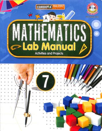 Book cover number 1 for Mathematics Lab Manual Class 7 written by Noor Mohammad published by Cordova Publications Pvt. Ltd.