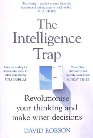 Book cover number 1 for The Intelligence Trap written by David Robson published by Hodder Paperbacks