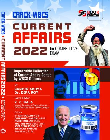 Book cover number 1 for CRACK - WBCS Current Affairs 2022 For Competitive Exam written by Sandip Adhya, Dipa Roy published by S. S. Book Agency