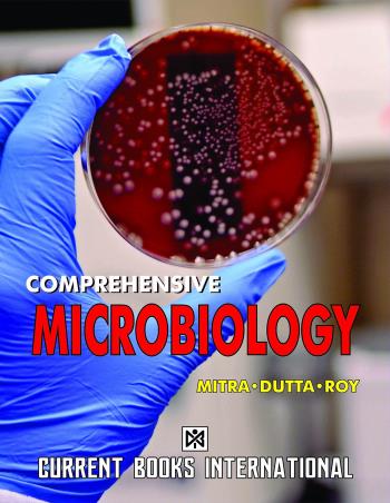 Book cover number 1 for Comprehensive Microbiology written by Arup Kumar Mitra, Debjani Dutta, Lopamudra Roy published by Current Books International