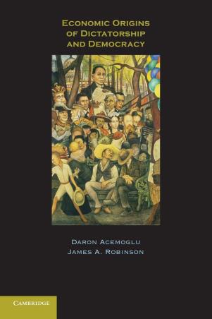 Book cover number 1 for Economic Origins of Dictatorship and Democracy written by Daron Acemoglu, James A. Robinson published by Cambridge University Press