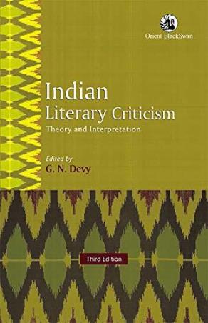 Book cover number 1 for Indian Literary Criticism : Theory And Interpretation written by G. N. Devy published by Orient BlackSwan