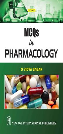 Book cover number 1 for MCQs In Pharmacology written by G. Vidya Sagar published by New Age International (P) Limited, Publishers
