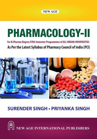 Book cover number 1 for Pharmacology-2 written by Surender Singh, Priyanka Singh published by New Age International (P) Limited, Publishers