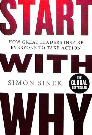Book cover number 1 for Start With Why : How Great Leaders Inspire Everyone To Take Action written by Simon Sinek published by Penguin Books
