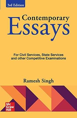 Book cover number 1 for Contemporary Essays : For Civil Services, State Services And Other Competitive Examinations written by Ramesh Singh published by McGraw Hill Education Private Limited