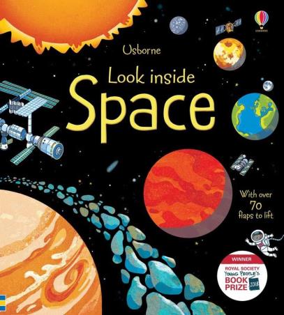Book cover number 1 for Look Inside Space written by Rob Lloyd Jones published by Usborne