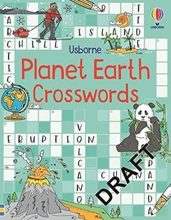 Book cover number 1 for 100 Children's Crosswords : Planet Earth written by Phillip Clarke, Pope Twins published by Usborne