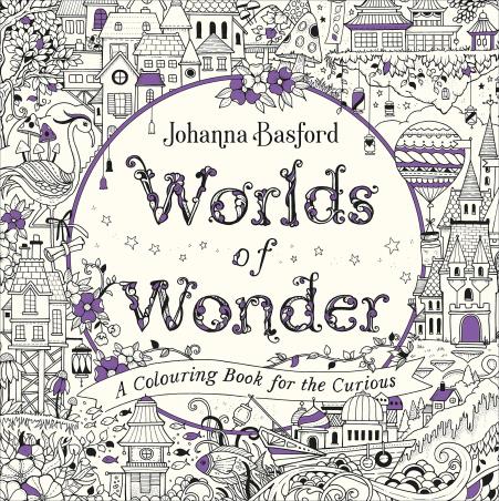 Book cover number 1 for Worlds Of Wonder: A Colouring Book For The Curious written by Johanna Basford published by Virgin Books