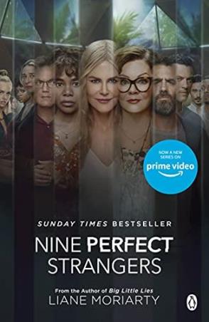 Book cover number 1 for Nine Perfect Strangers written by Liane Moriarty published by Penguin Books