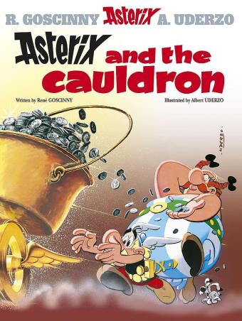 Book cover number 1 for Asterix And The Cauldron (Asterix 13) written by Rene Goscinny, Albert Uderzo published by Orion Children's Books