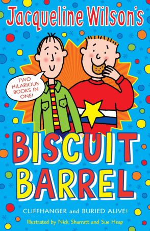Book cover number 1 for Biscuit Barrel : Cliffhanger And Buried Alive! written by Jacqueline Wilson published by Penguin Books