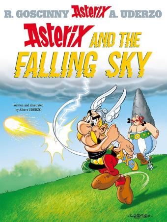 Book cover number 1 for Asterix And The Falling Sky (Asterix 33) written by Rene Goscinny, Albert Uderzo published by Penguin Books
