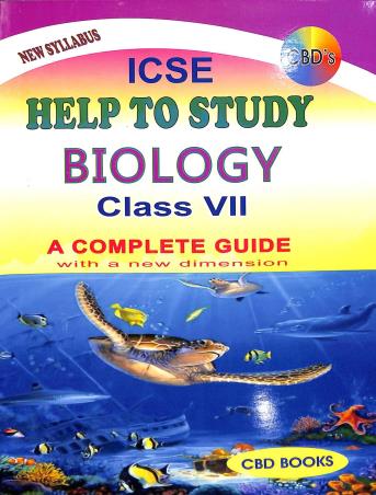 Book cover number 1 for CBDs ICSE Help To Study Biology Class 7 written by Sampa Halder published by CBD Books