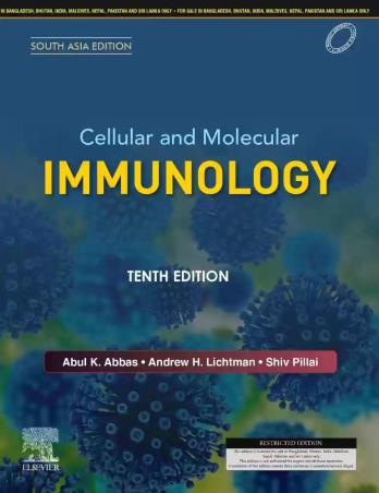 Book cover number 1 for Cellular And Molecular Immunology (10th South Asia Edition) written by Abul K. Abbas published by Elsevier