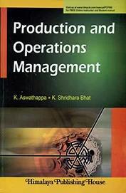 Book cover number 1 for Production And Operation Management written by K. Shridhara Bhat, K. Aswathappa published by Himalaya Publishing House