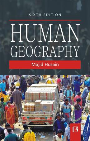 Book cover number 1 for Human Geography written by Majid Husain published by Rawat Publications