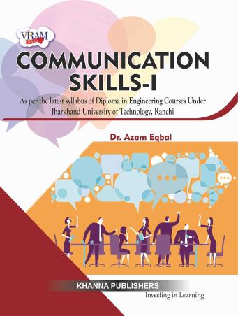 Book cover number 1 for Communication Skills -1 written by Azam Eqbal published by Khanna Publishers