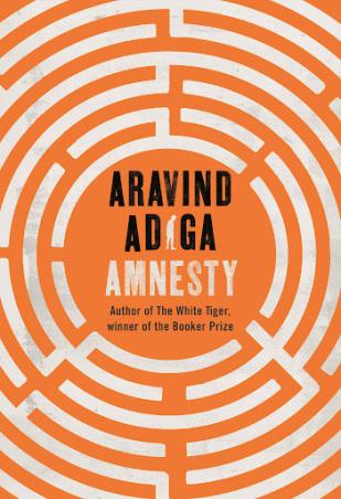 Book cover number 1 for Amnesty written by Aravind Adiga published by Picador