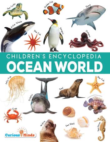 Book cover number 1 for Children's Encyclopedia : Ocean World written by NA published by Pegasus