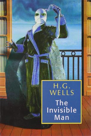 Book cover number 1 for The Invisible Man written by H. G. Wells published by Peacock Books