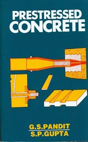 Book cover number 1 for Prestressed Concrete written by G. S. Pandit, S. P. Gupta published by CBS Publishers & Distributors Pvt. Ltd.