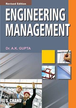 Book cover number 1 for Engineering Management written by A. K. Gupta published by S. Chand Publishing