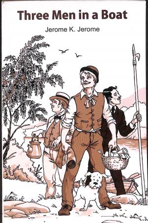 Book cover number 1 for Three Men In A Boat written by Jerome K. Jerome published by Avenel Press