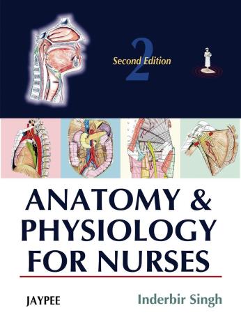 Book cover number 1 for Anatomy & Physiology For Nurses written by Inderbir Singh published by Jaypee Brothers Medical Publishers (P) Ltd.