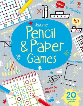 Book cover number 1 for Pencil And Paper Games written by Simon Tudhope published by Usborne