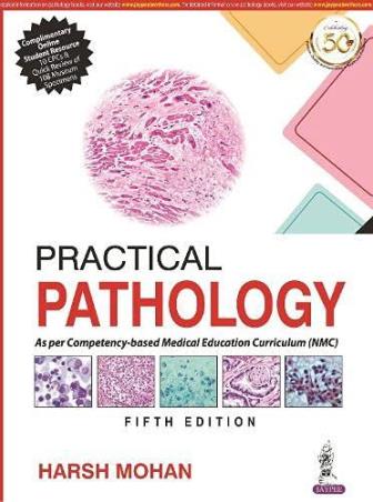 Book cover number 1 for Practical Pathology written by Harsh Mohan published by Jaypee Brothers Medical Publishers (P) Ltd.