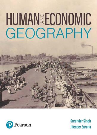 Book cover number 1 for Human And Economic Geography written by Surender Singh, Jitender Saroha published by Pearson Education