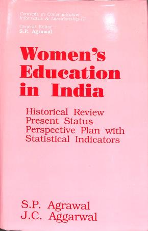 Book cover number 1 for Women's Education In India written by J. C. Aggarwal, S. P. Agarwal published by Concept Publishing Company (P) Ltd.