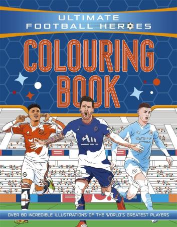 Book cover number 1 for Ultimate Football Heroes Colouring Book written by NA published by Studio Press