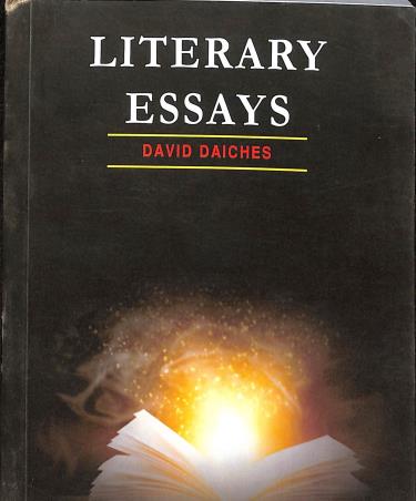 Book cover number 1 for Literary Essays written by David Daiches published by Doaba Publications
