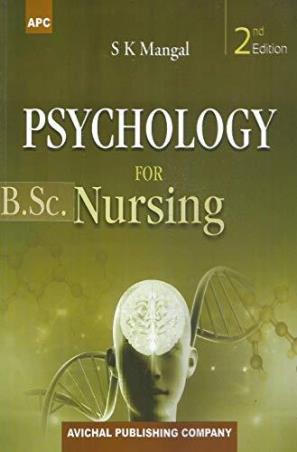 Book cover number 1 for APC Psychology For Nursing written by S. K. Mangal published by Avichal Publishing Company