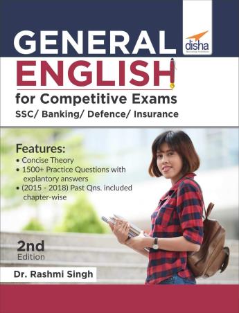 Book cover number 1 for General English For Competitive Exams - SSC/ Banking/ Defence/ Insurance written by Rashmi Singh published by Disha Publication