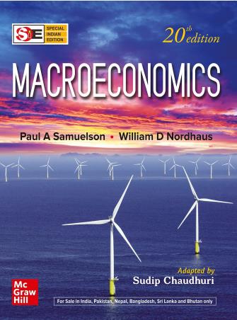 Book cover number 1 for Macroeconomics written by Paul A. Samuelson, William D. Nordhaus, Sudip Chaudhuri published by McGraw Hill Education Private Limited