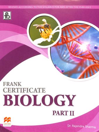 Book cover number 1 for Frank Certificate Biology Part-2 Class 10 (2023) written by Rajendra Sharma published by Frank Bros. & Co.